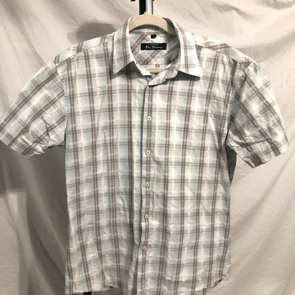 Ben Sherman plaid button down M/2
